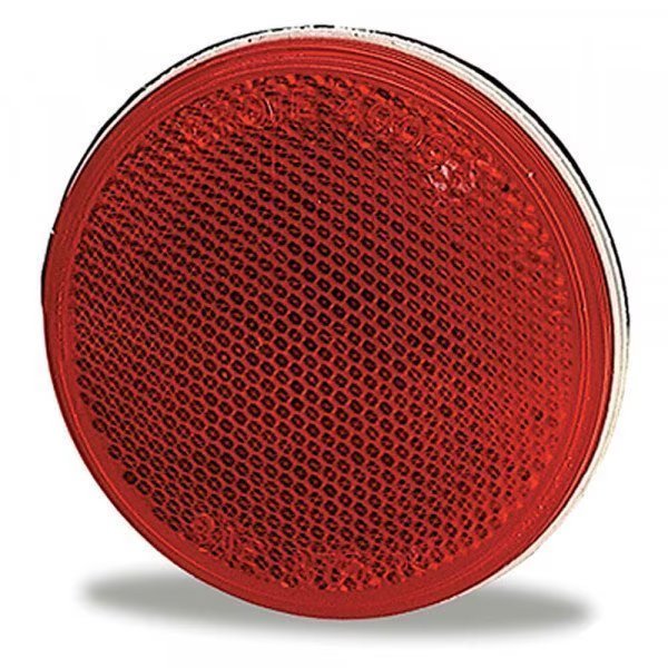 REFLECTOR-3-RED- ROUND STICK-ON, Grote Lighting, Mfr#: 40062